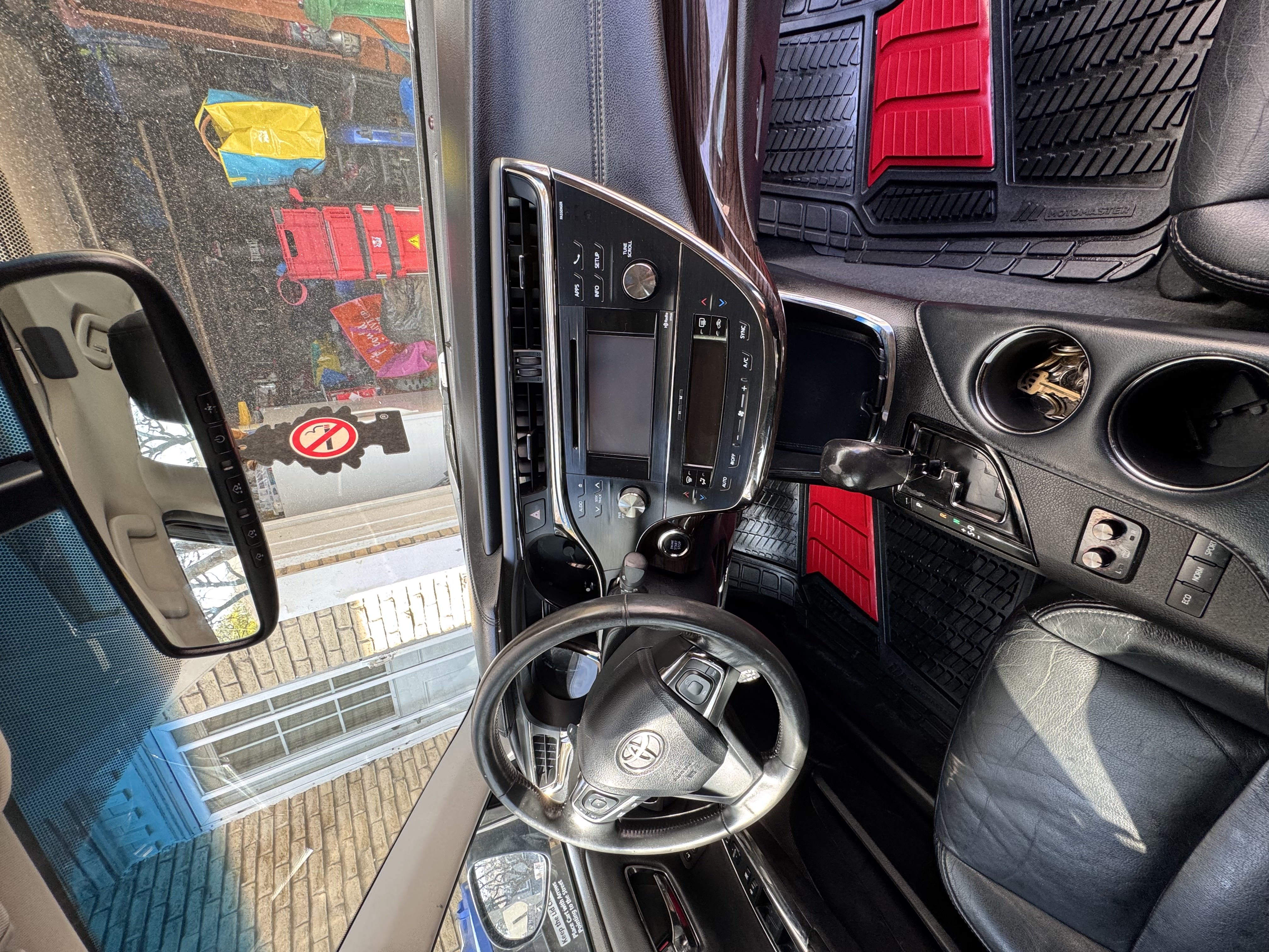 Detailed car interior